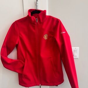 Columbia Manchester United Kruser Ridge Soft shell Jacket Red Men’s Medium‎